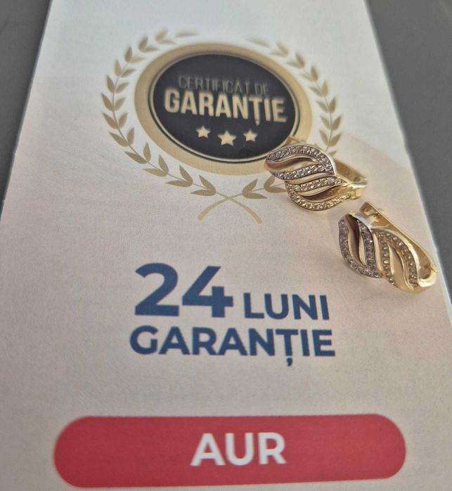 Cercei de aur (AG32 B27324.1) 2 ANI GARANTIE!