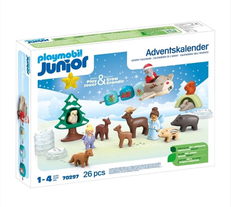 Игрален комплект Playmobil Junior - Адвент Коледен снежен календар
