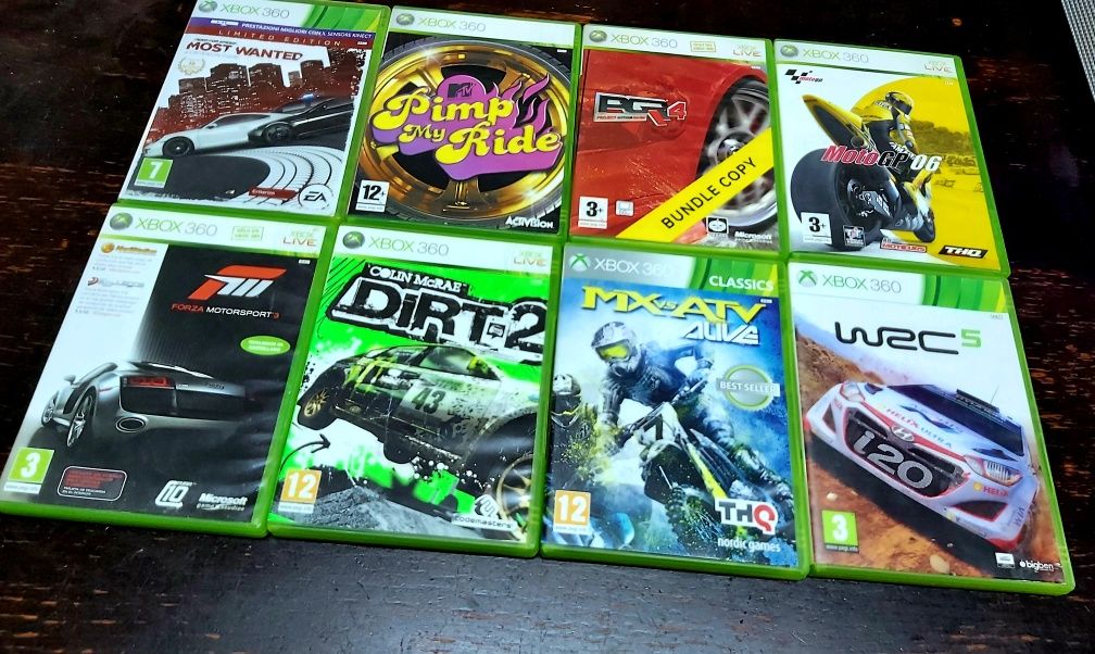 Nfs/Pgr/Burnout/F1/Forza Motorsport/Pimp my Ride joc masini Xbox 360