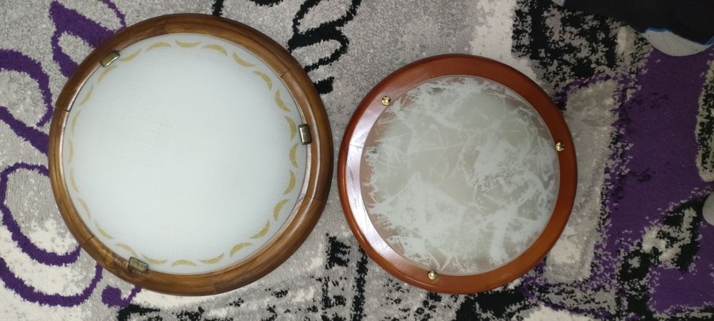 Aplice lemn/sticla impecabile