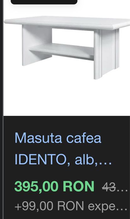 Masa living cafea