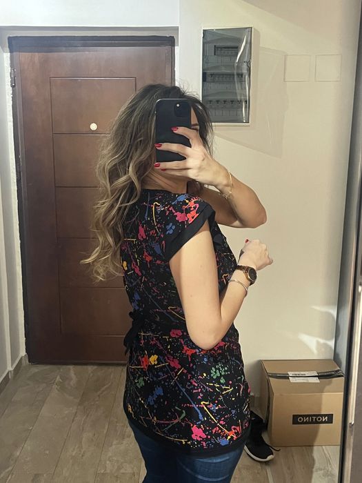 Bluza maneca scurta bumbac