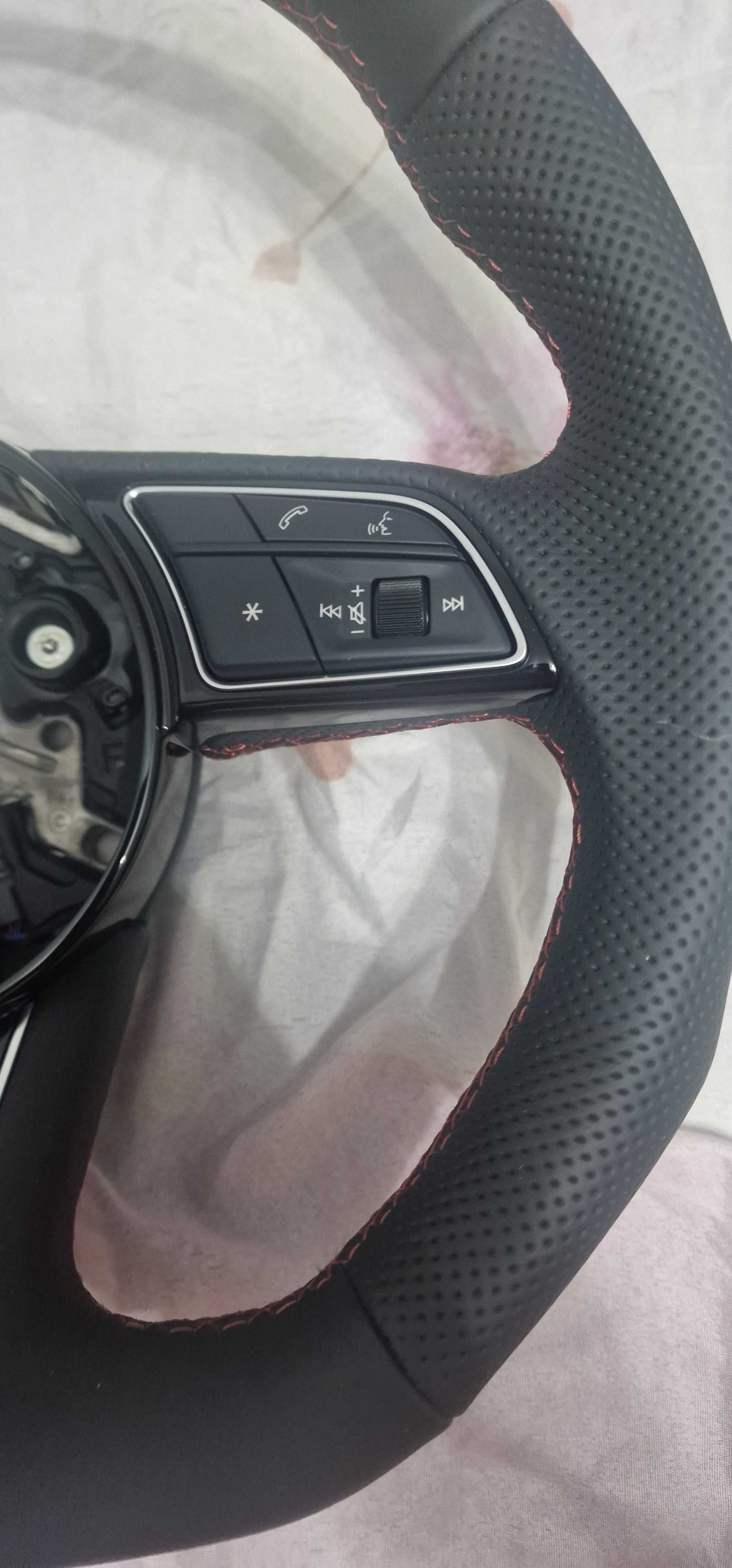 волан audi s line перфорирана кожа a4 b9 a5 8w a3 8v