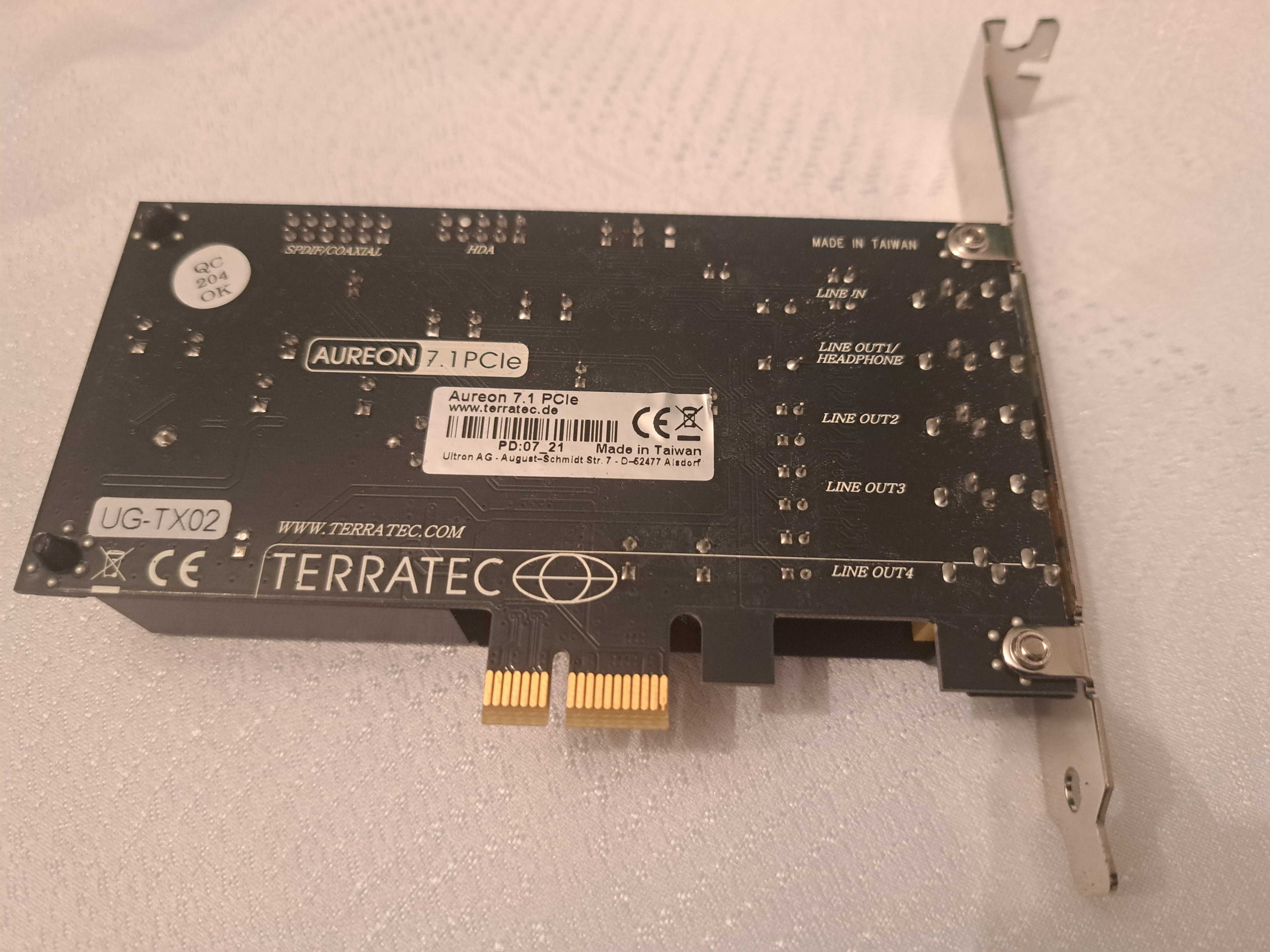 Placa sunet Terra Tec Aureon,PC,profesionala.noua nouta