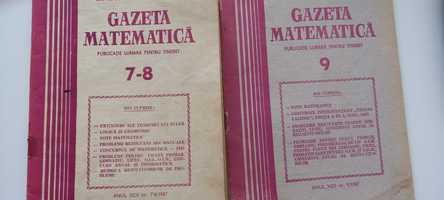 Gazeta matematica numerele 7, 8, 9 anul 1987