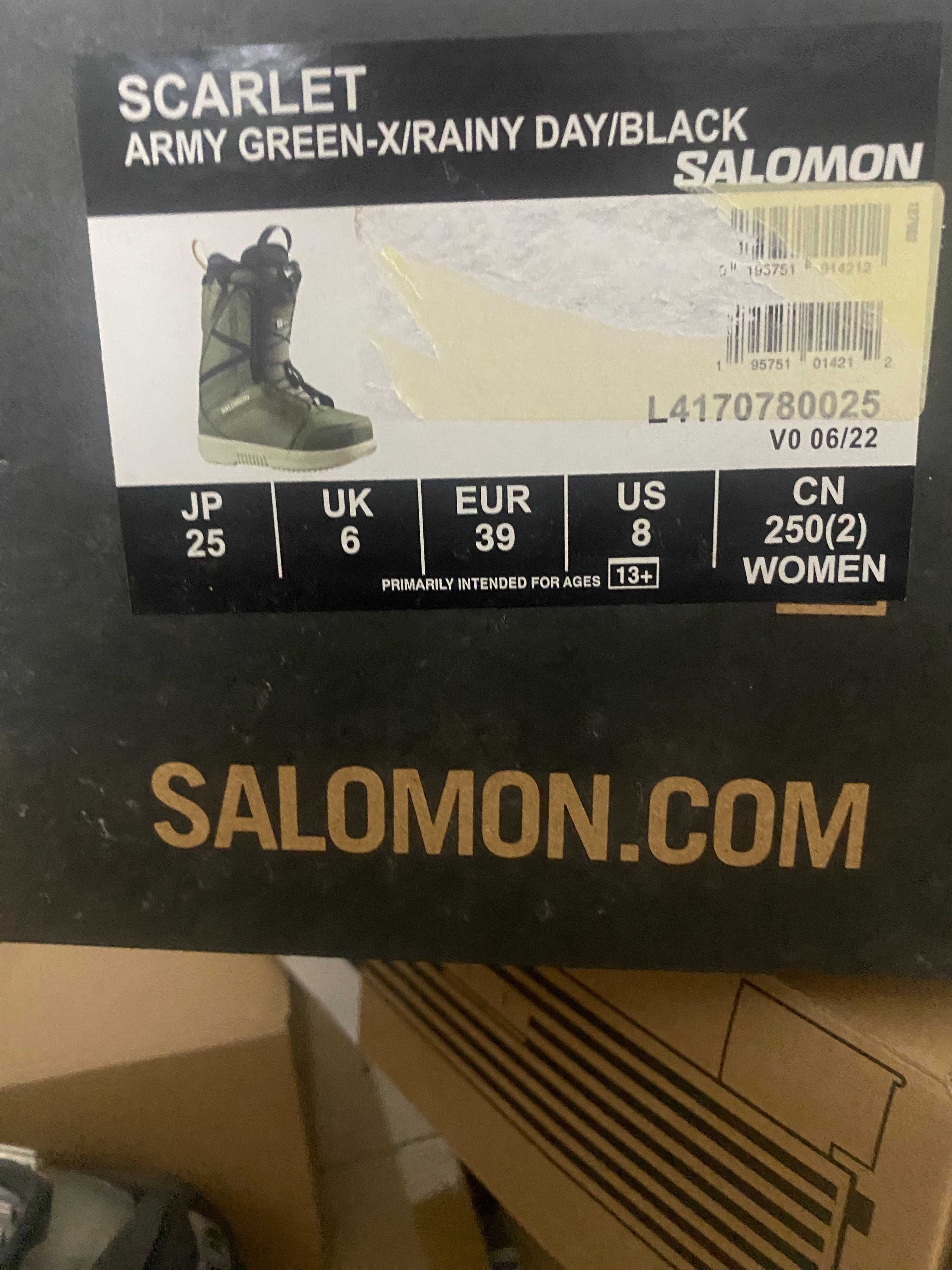 BOOTS snowboard Salomon nr.39