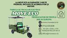 Triciclu - CARGO 500 EEC 60V-20AH - optional Panou Solar / Fotovoltaic