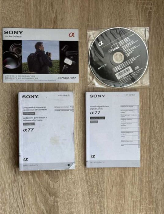 Продам фотоаппарат SONY a77