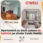Apartament cu două camere de închiriat în pe strada Vasile Goldiș!