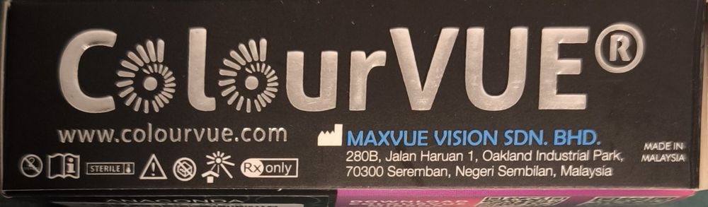 Lentile contact colorate Halloween.