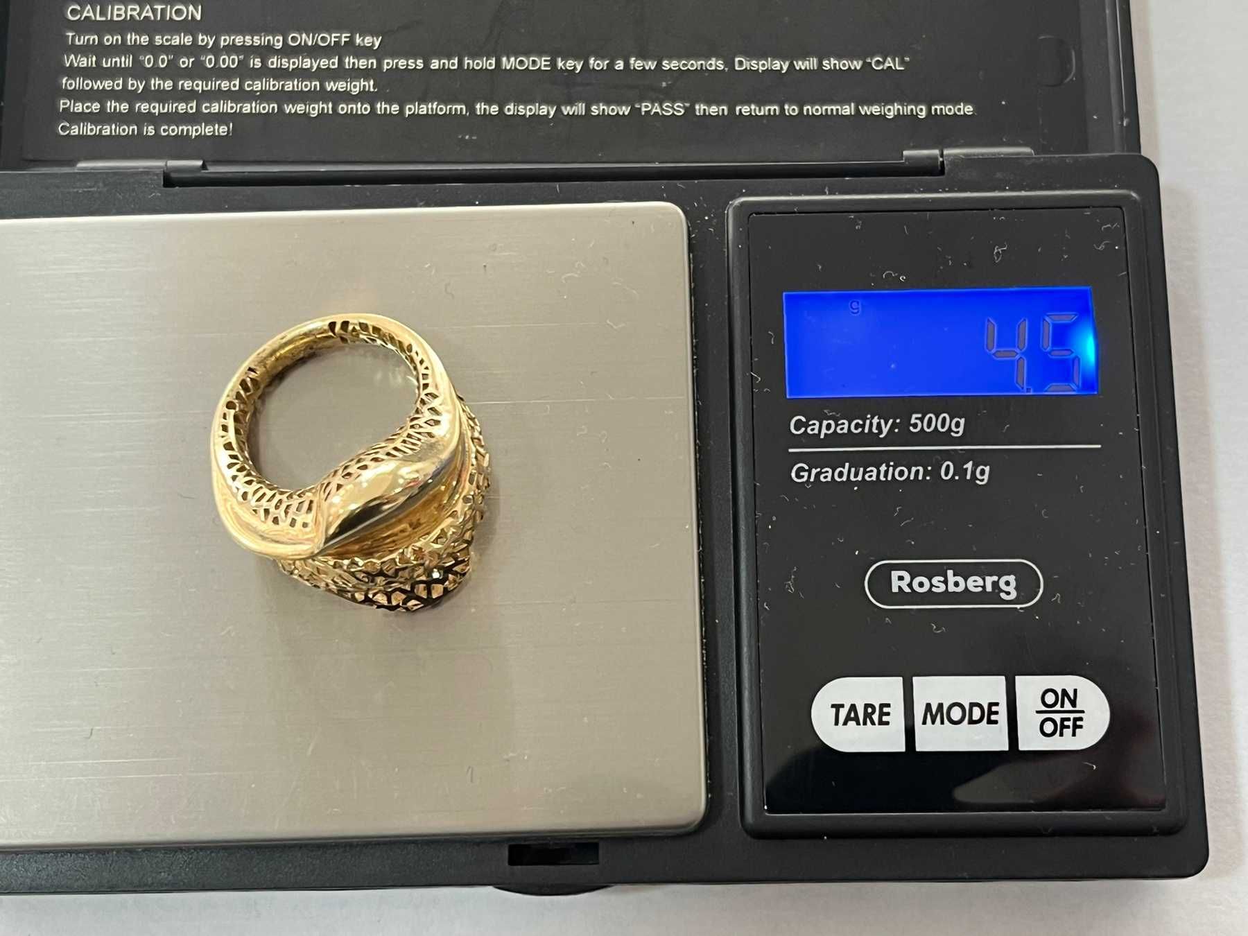 Продавам златен пръстен / 14к. 4.5гр.