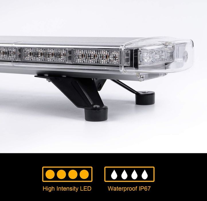 100 см LED диодна аварийна сигнална лампа за таван 12-24V маяк, буркан