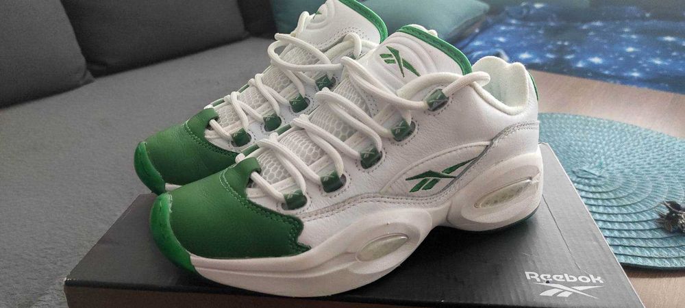 Reebok Question Green Toe