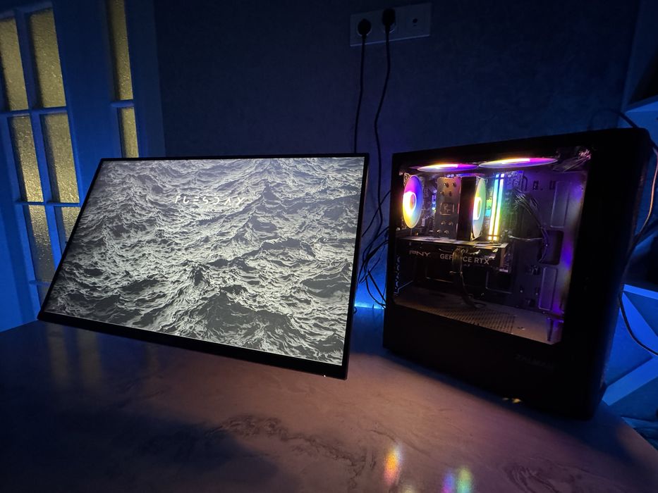 Мощный игровой ПК с RTX 4060 и I5-13400F + монитор Dell 280Hz.