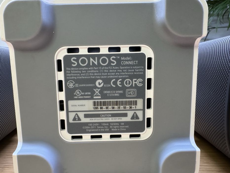 Pachet Sonos Play 1 + amplificator Sonos Connect