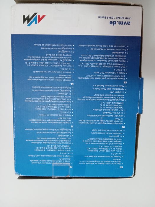 Нов AVM FRITZ!Repeater 3000 AX (Wi-Fi 6) - Трибандов Mesh