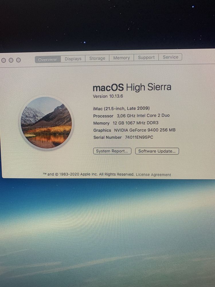 IMac 12gb ram 500gb hard