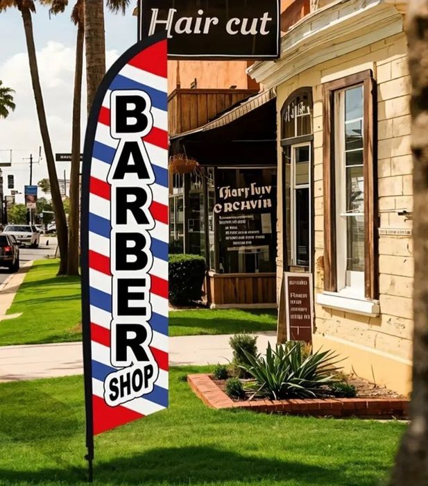 Флаг знаме за бръснарница barber