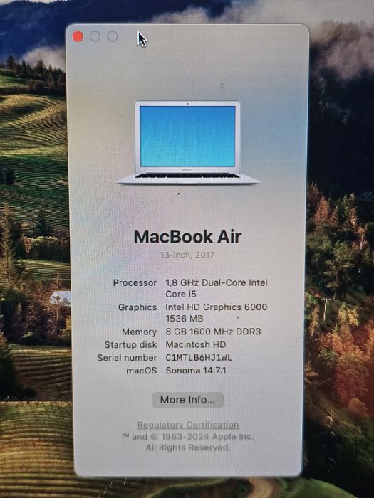 MacBook air 2017