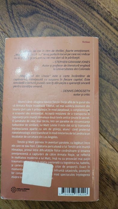 Carti  de  spiritualitate Atmaji  Magicianul din Lhasa