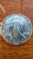 Moneda argint 1 dollar 1987 "American Silver Eagle" aUNC