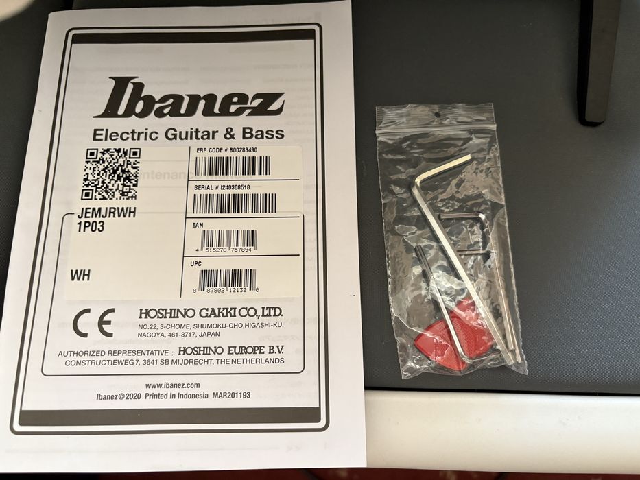 Ibanez  JemJr-WH