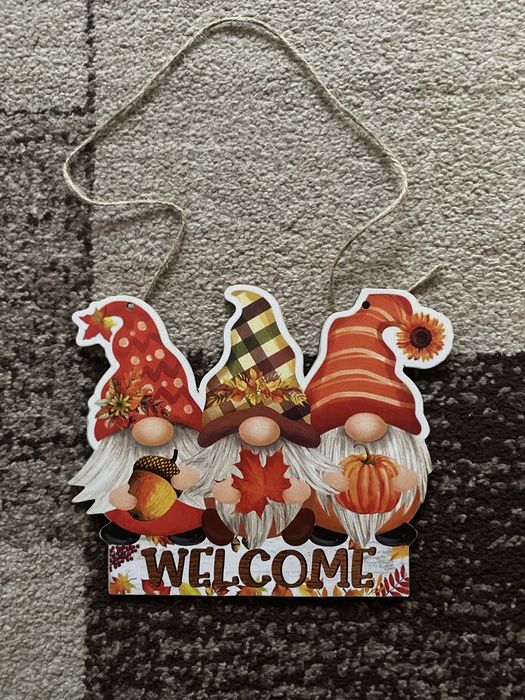 Decorațiune de toamnă pentru ușă