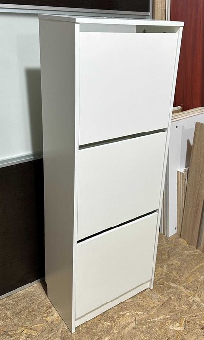 2 buc Pantofar alb tip Ikea; Dulap incaltaminte cu 3 compartimente