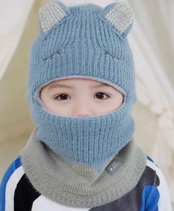 Шапка шлем для детей