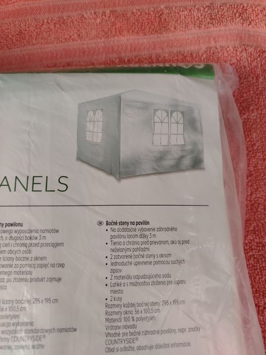 Pereți pavilion set 2 buc noi