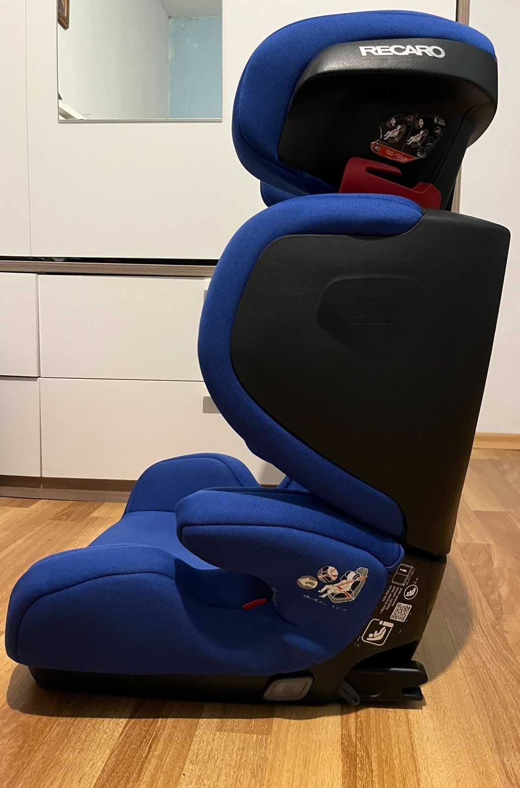 RECARO Детски Стол за кола I-SIZE MAKO PHASE 2 (100-150см) ENERGY BLUE