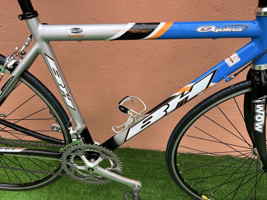 Като Нов Алуминиев Шосеен Велосипед BH 28цола 2х9 Внос Германия