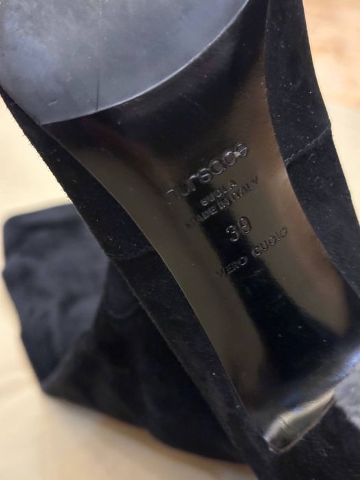 Ботфорты nursace замш натуральный