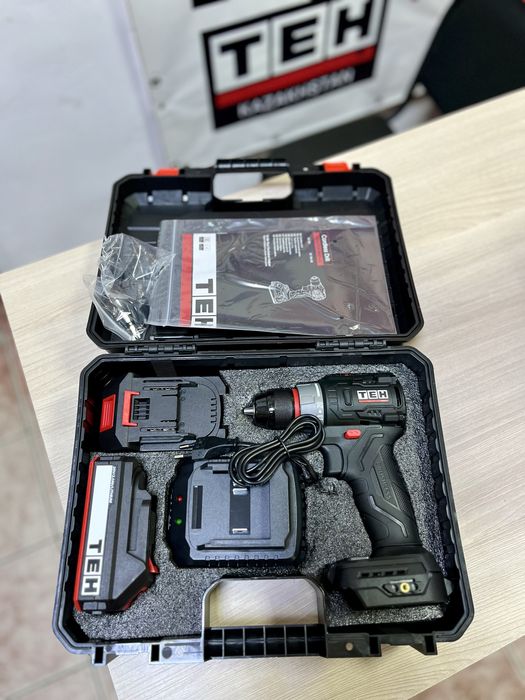 Аккумуляторный шуруповерт ТЕН, TEH.