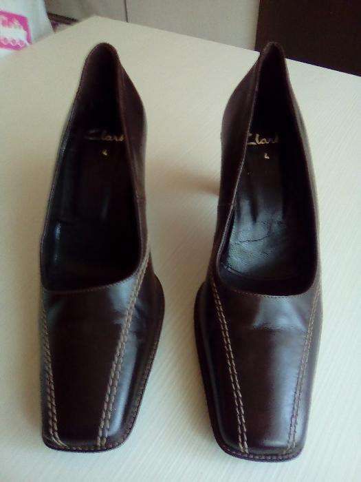 Pantofi din piele maro Clarks 4 (24 cm)
