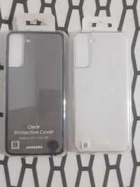 Vând husa originala Clear Protective Cover Samsung Galaxy S21 Plus nou