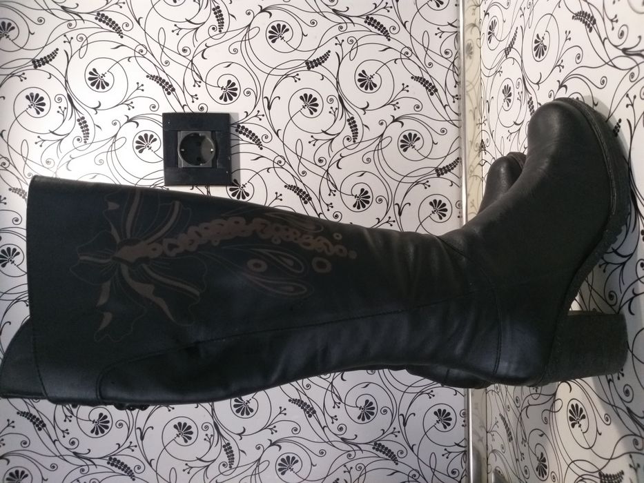 Дамски ботуши естествена кожа 36 номер