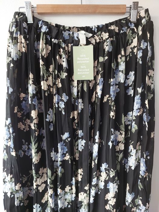Fusta midi plisata H&M