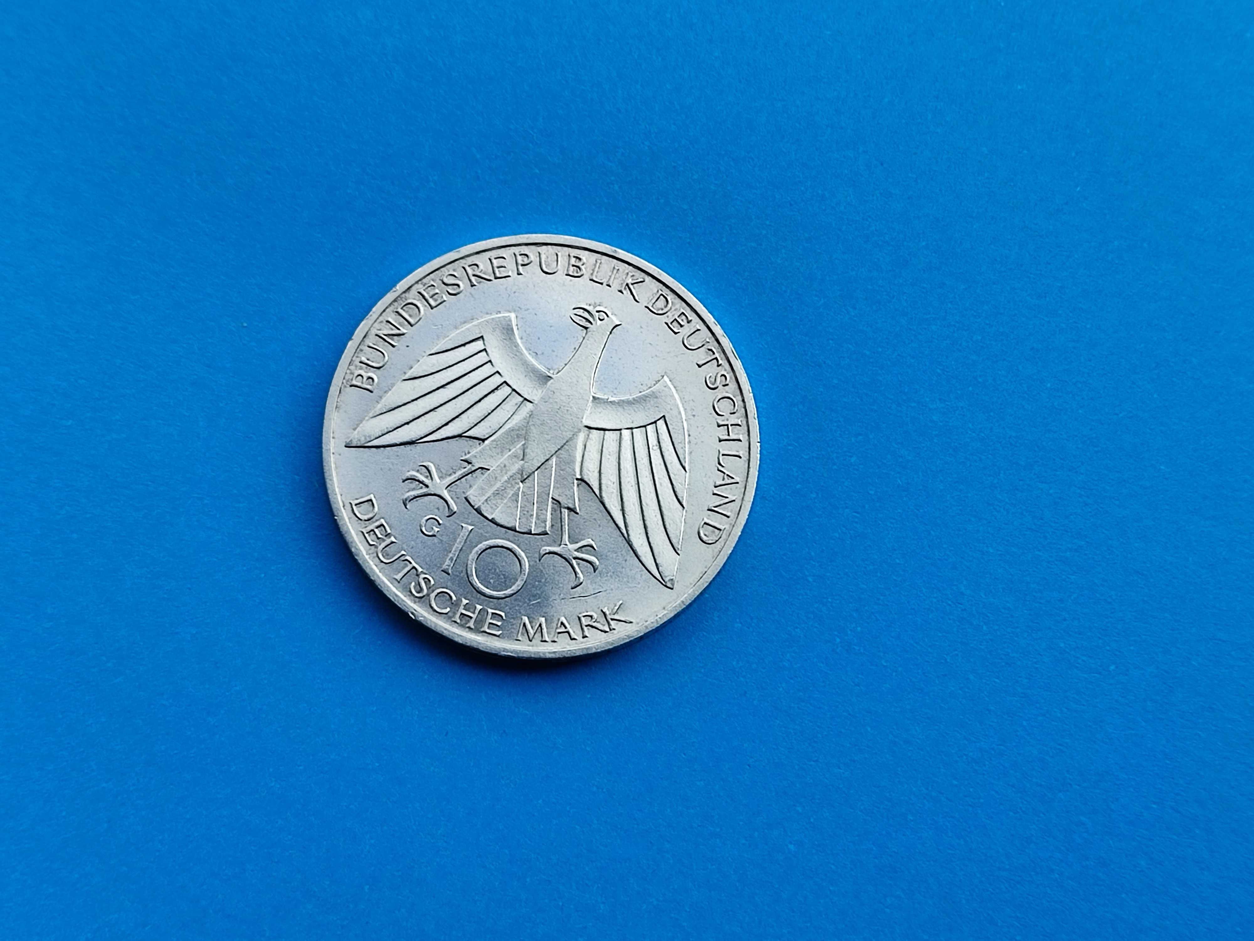 10 Mark 1972 litera-G -Germania--Argint -stare foarte buna-Oferta