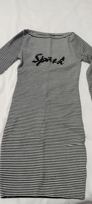 Зимна нова рокля от топло трико, м размер