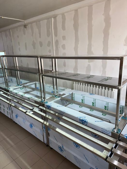 Линия раздачи мармит нейтральный кассовый витрина