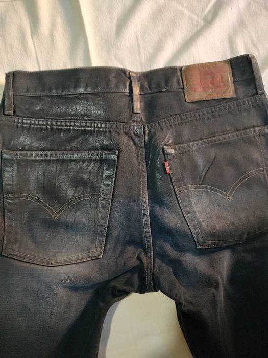 Levi's 501 waxed jeans W34 L34