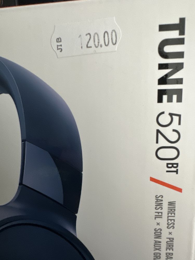 JBL Tune 520BT - безжички слушалки / ТОП /