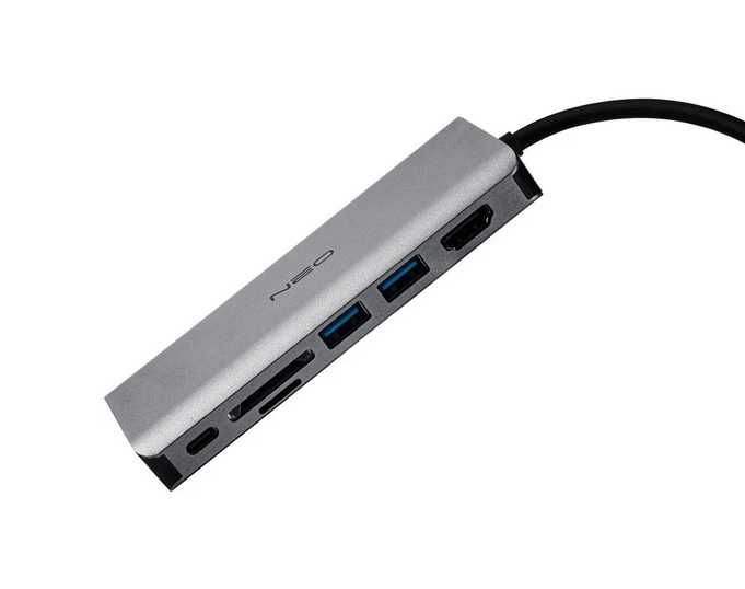 Продам 7 портовый Type-C адаптер NEO  для MacBook