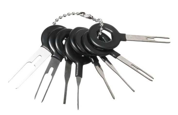 Набор для извлечения контактов, снятие клемм автомобиля ,компл 26 штук