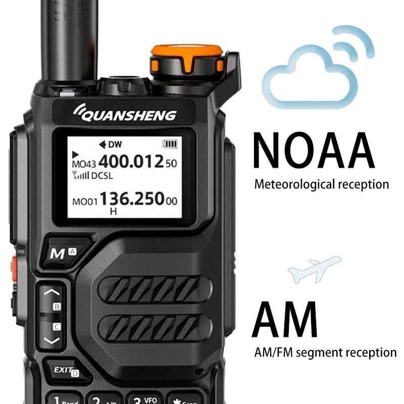 Радиостанция QUANSHENG UV-K5 5W 50-600MHz NOAA DTMF