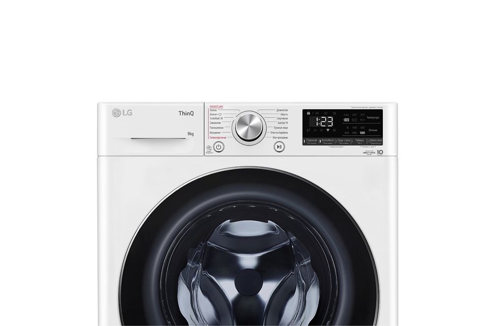 Стиральная машина LG 9 кг F2V9FW9W TurboWash™360˚