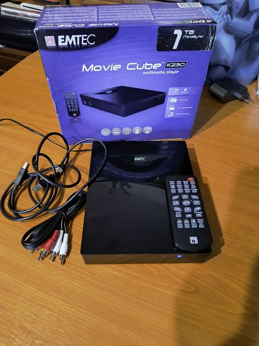 Player multimedia Movie Cube cu HDD de 1 TB sata III EMTECH K-230