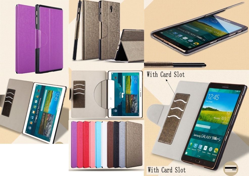 Husa Smart Samsung Galaxy Tab S 8.4'' 8.4 T700 T705 + stylus
