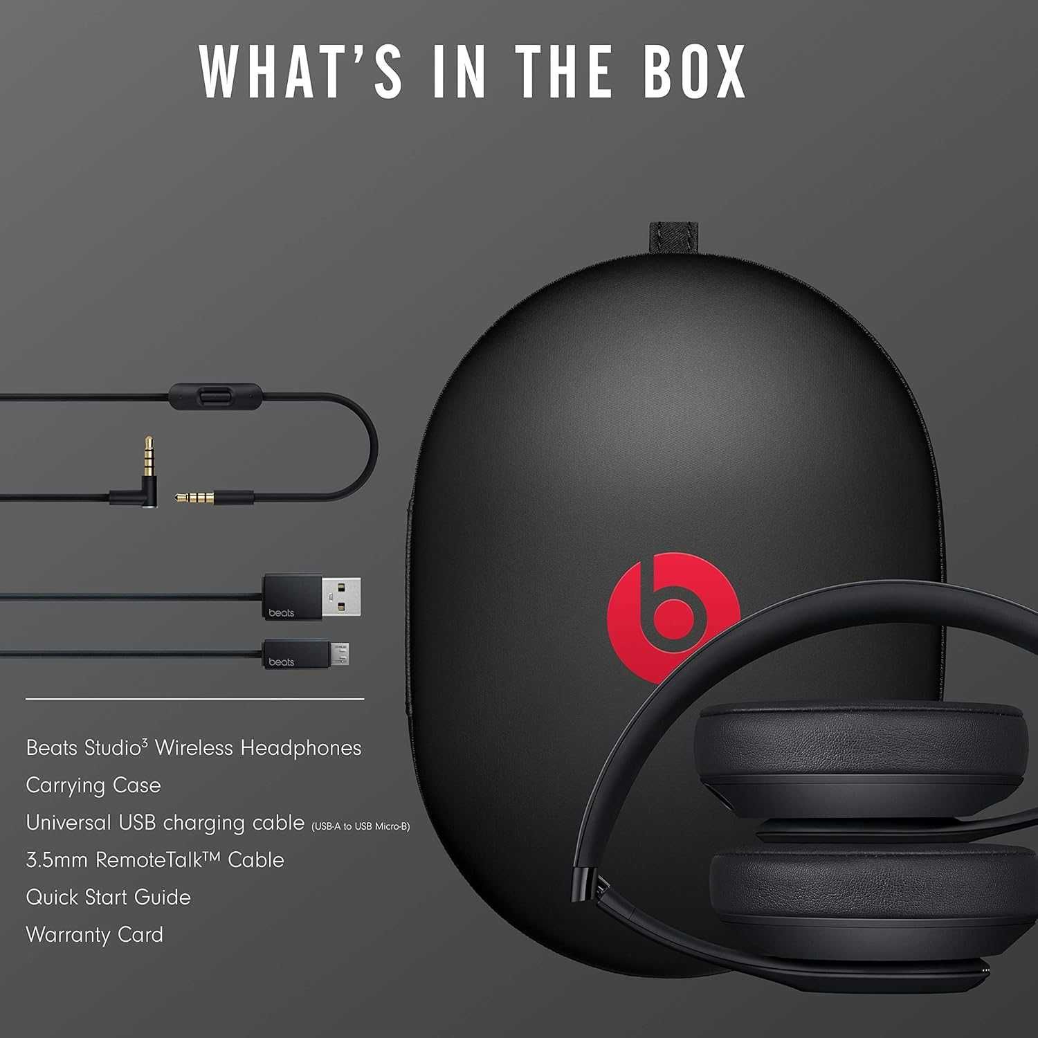 Беспроводные наушники Beats Studio 3 Matte Black! Новые запечатанные!